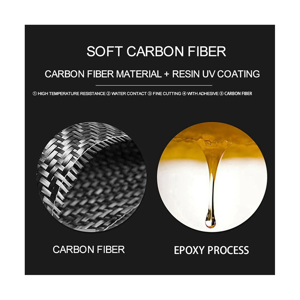 Carbon Fiber Car Inner Door Bowl Cover Trim Sticker for 8Th 2011-2014 Accessories image 5