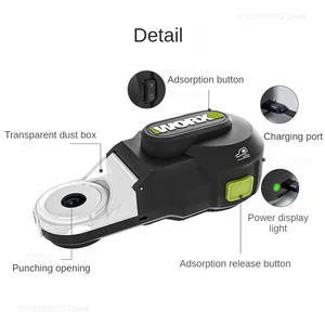 Worx-Kraft-Power Packer-Reiniger, visuelle Staubbox, universelle elektrische Bohrer, Typ C USB, 13 kg Saugung, WA1602, 35 ml, Original 10 Hauptverkäufe Worx Havel - №6