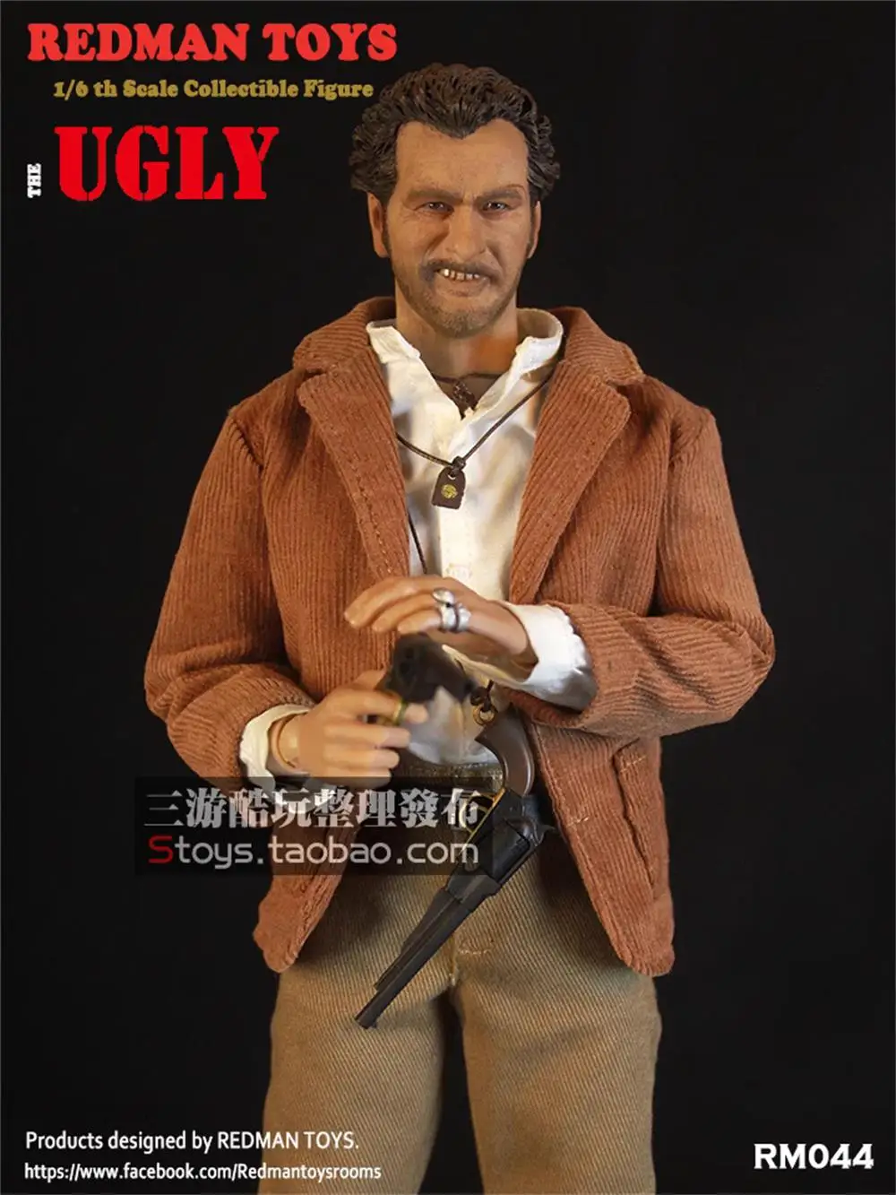 REDMAN RM044 The Ugly US. West Cowboy Mayor of Tombstone Town Full Set Action Figure Gift For Fans Collectable 1/6