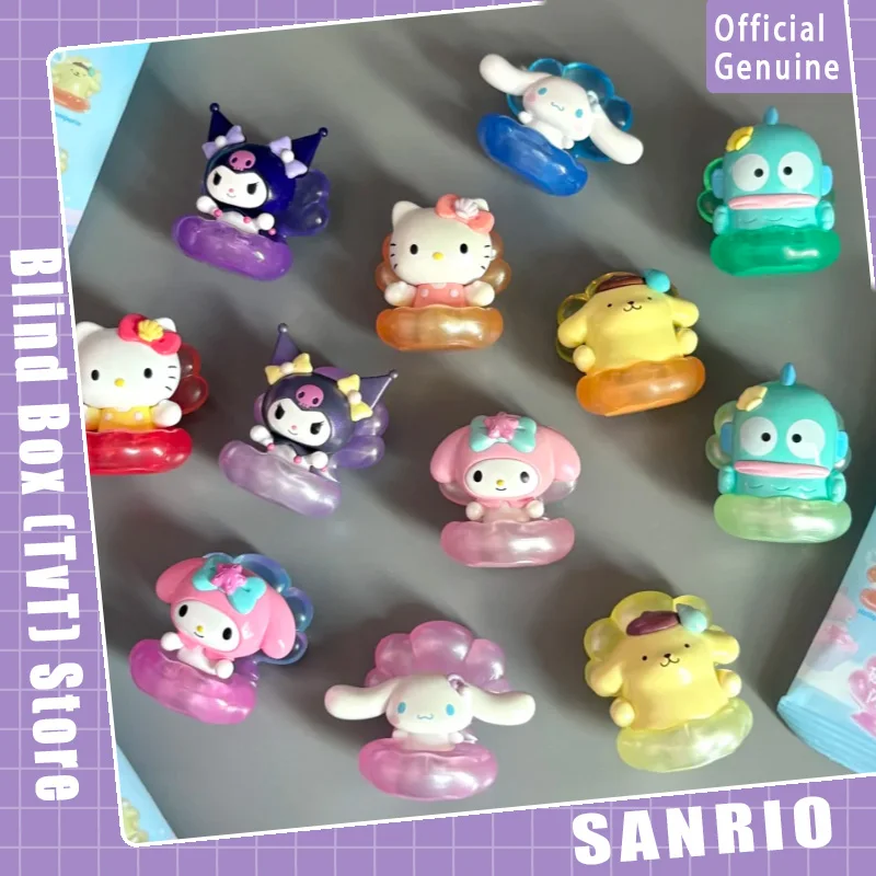 

Подлинные персонажи Sanrio с перламутровым корпусом, серия слепая коробка, сумка-сюрприз, мини-кукла, коллекция, настольное украшение, модный подарок