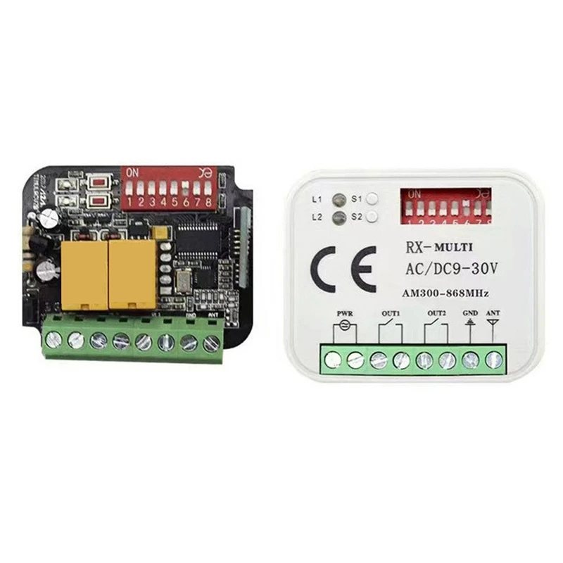 

Universal Garage Door Voice Remote Control Receiver For Transmitter RX Multi Frequency 300-900Mhz
