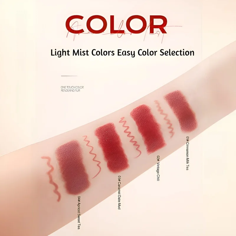 Il rossetto a doppia testa non è facile da sbiadire delinea la nebbia morbida e chiude il rossetto a tubo sottile senza macchiare la tazza