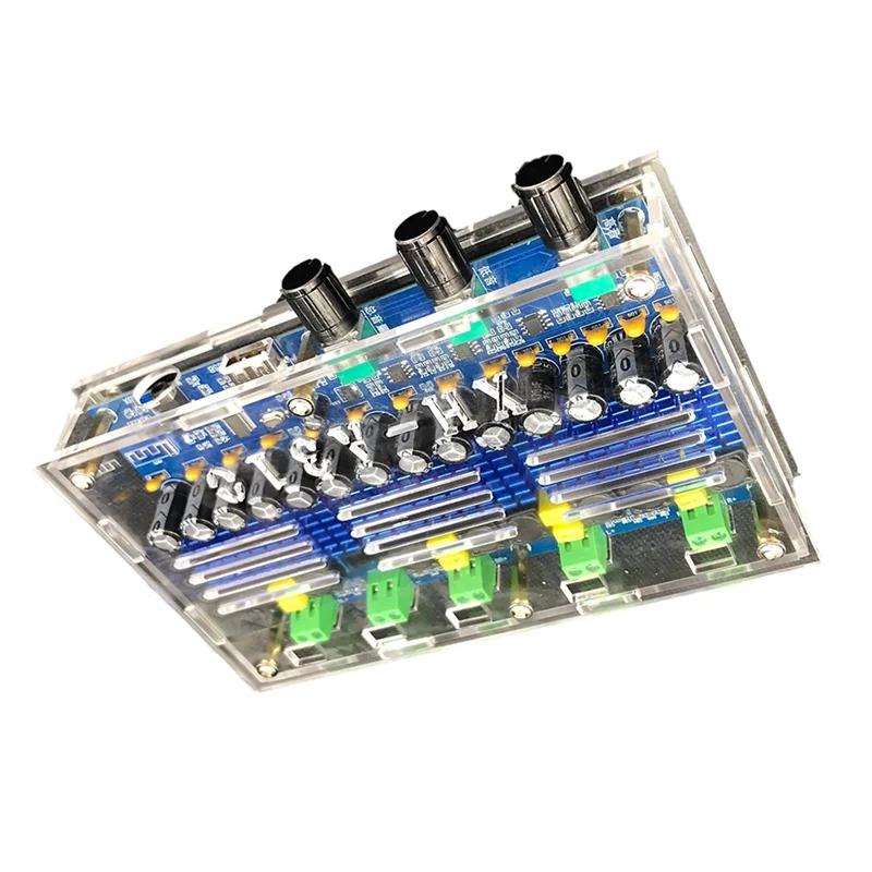 

ABAC-XH-A310 Bluetooth 5.0 Amplifier Board TPA3116D2 4 Channel Digital Power Audio AMP Dual Bass Subwoofer Home Theater