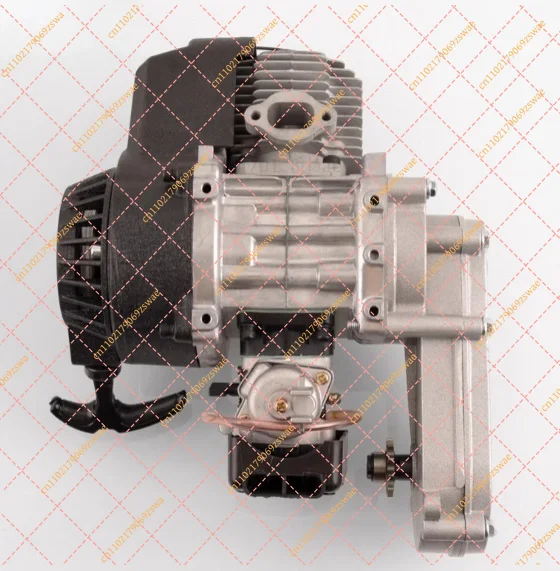 49cc 2-Stroke Mini Bike Engine, Pull Start Gas Motor for Pocket Bike & Mini Dirt Bike