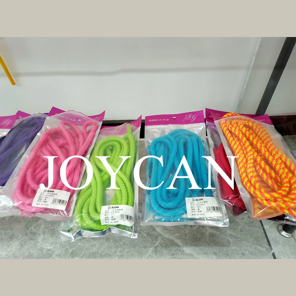 Jump Rhythmic Gymnastics Rope Cotton Portable Colored Convenient Training for Girls