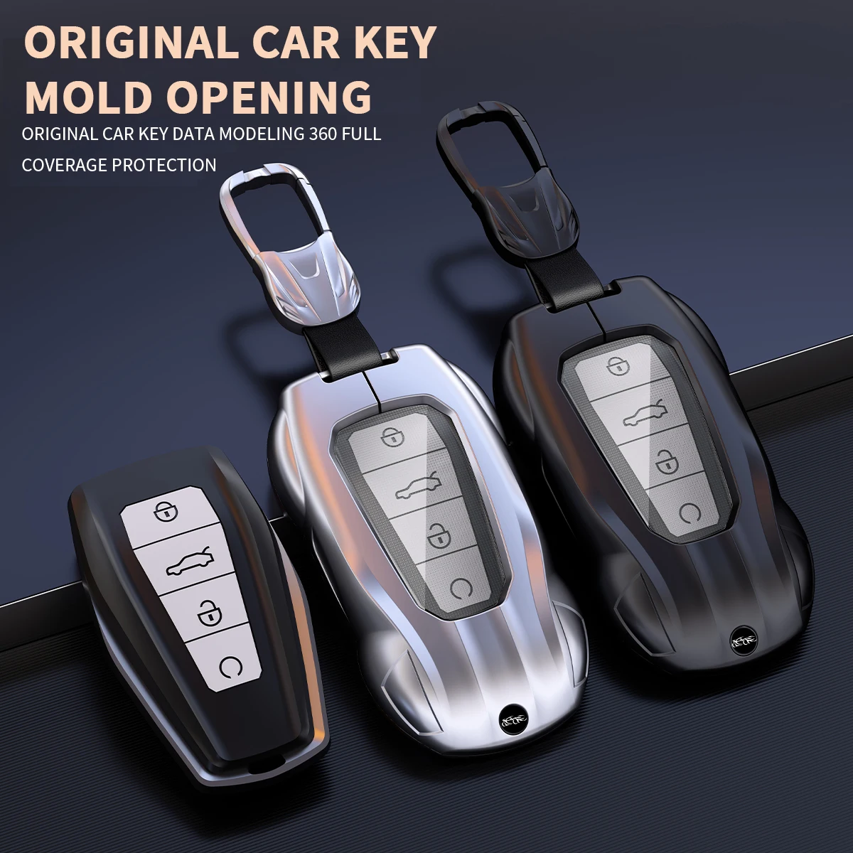 For Geely Okavango Coolray Atlas Monjaro Emgrand GT Proton ﻿Zinc alloy Car Key Case Fob Cover Shell Accessories Supercar Styling