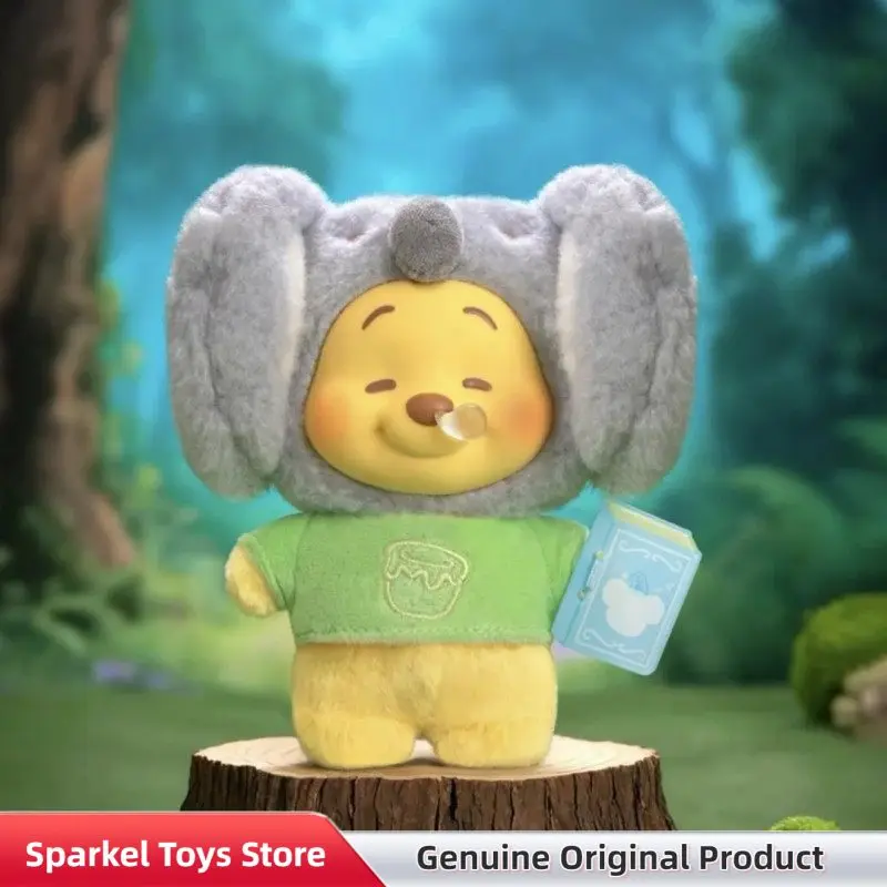 Genuine Winnie The Pooh Animal Storybook Series Blind Box Ornament Figurine Cute Vinyl Plush Pendant Dolls Mystery Box Toys Gift view 2