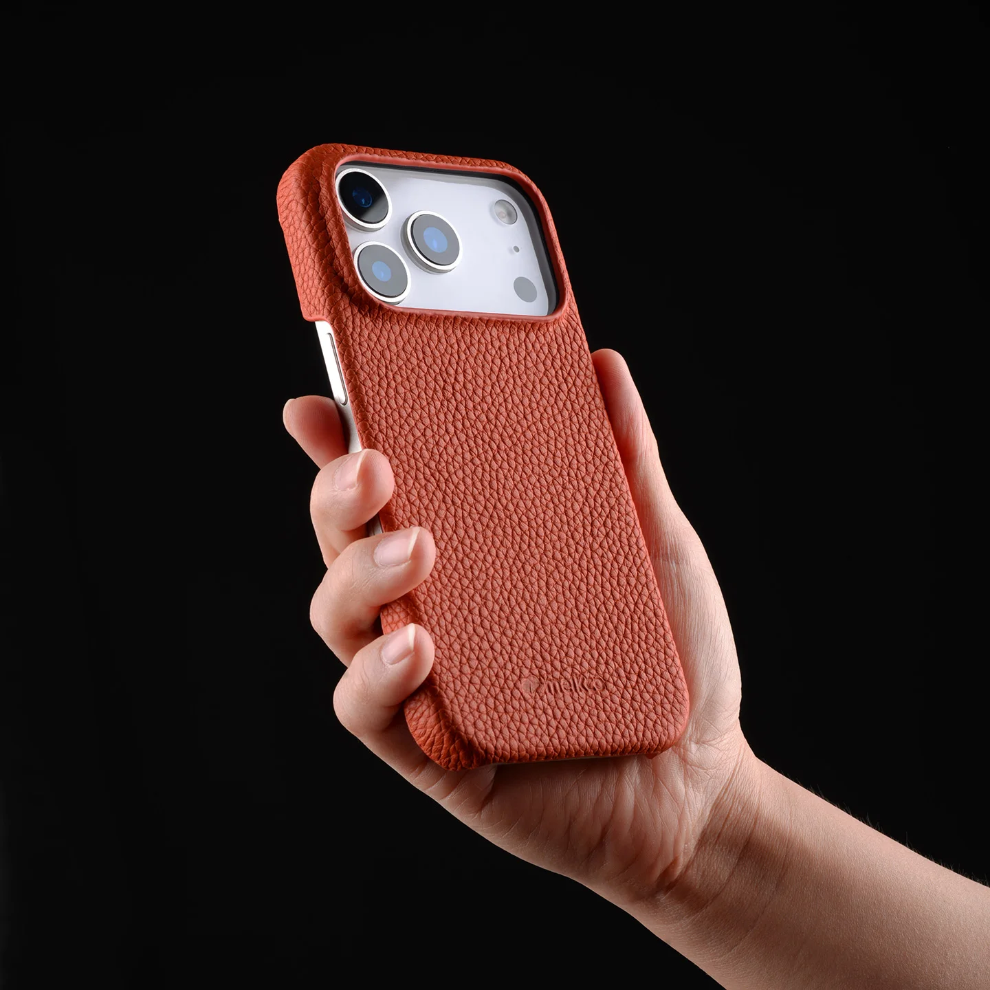 Melkco original couro genuíno magsafe caso para iphone 17 pro max ar 17pro negócios magnético armadura sem fio capa traseira