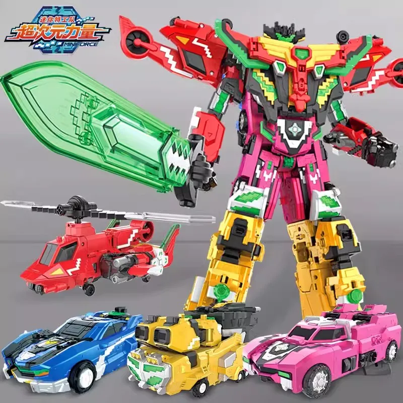 Dimensional Force Unleashed: A Deep Dive into the 4-in-1 MiniForce 6 Transform Robot Figure