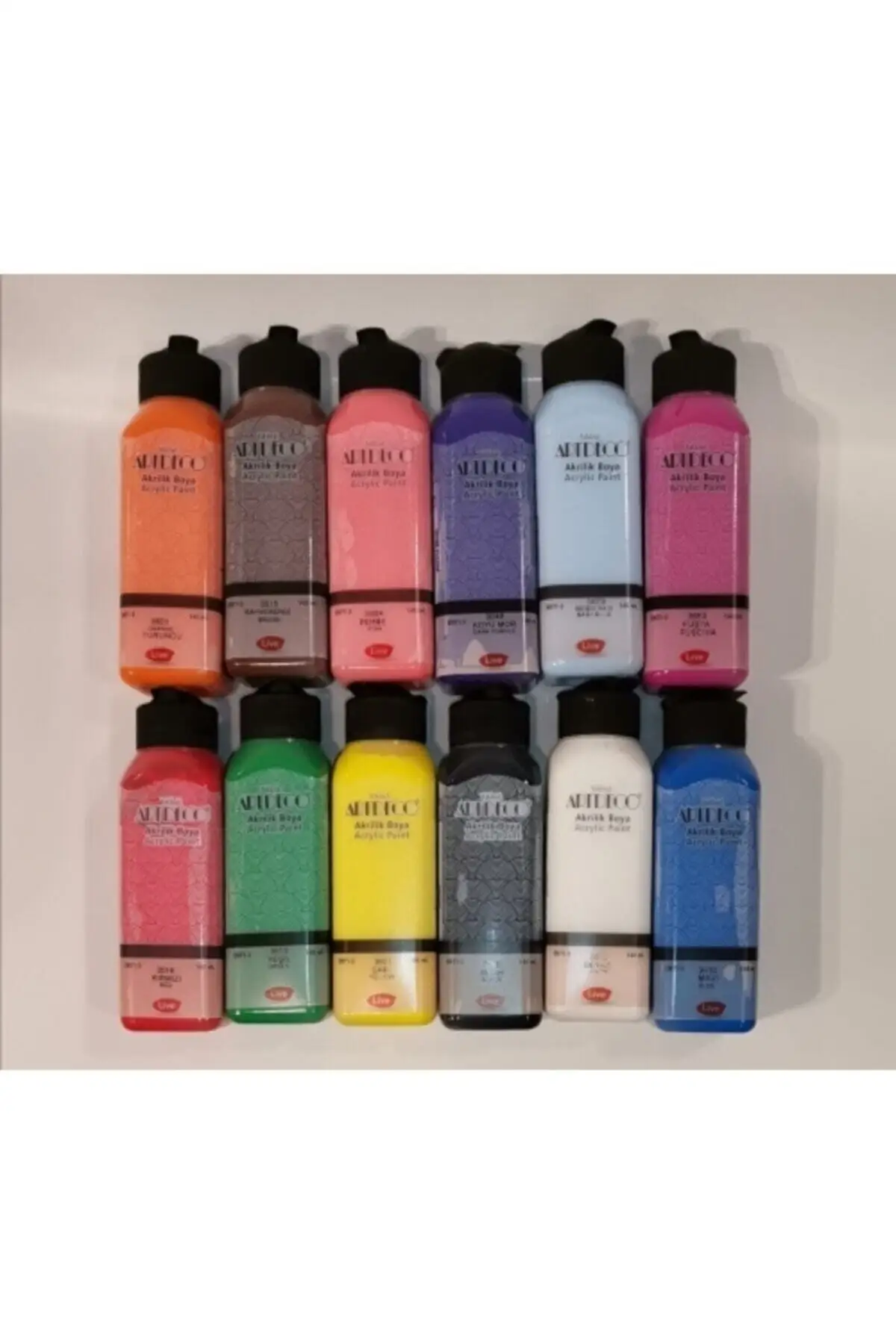 Warna Utama Cat Akrilik 12'set Li 140 Ml