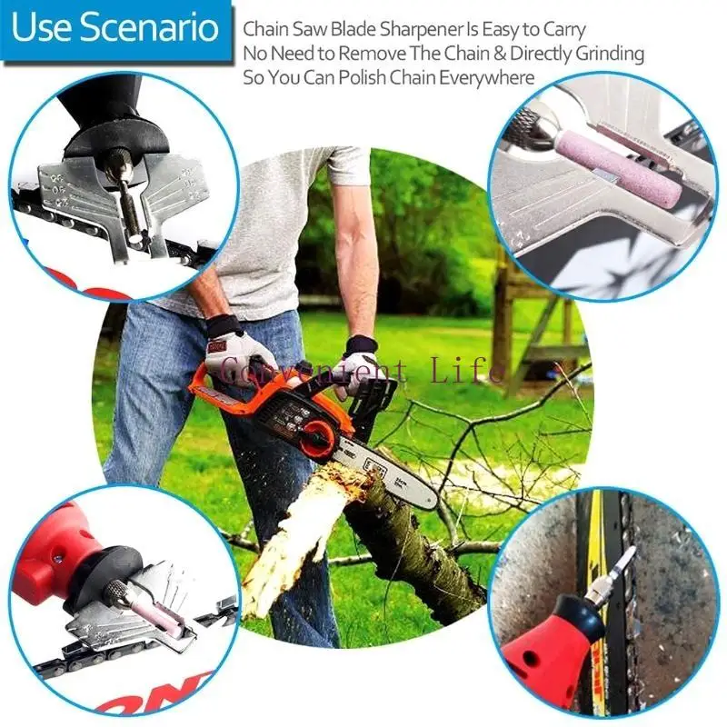 

L1EE Точилка для цепной пилы Набор для заточки бензопилы Электрическая шлифовальная машина Заточка пилы