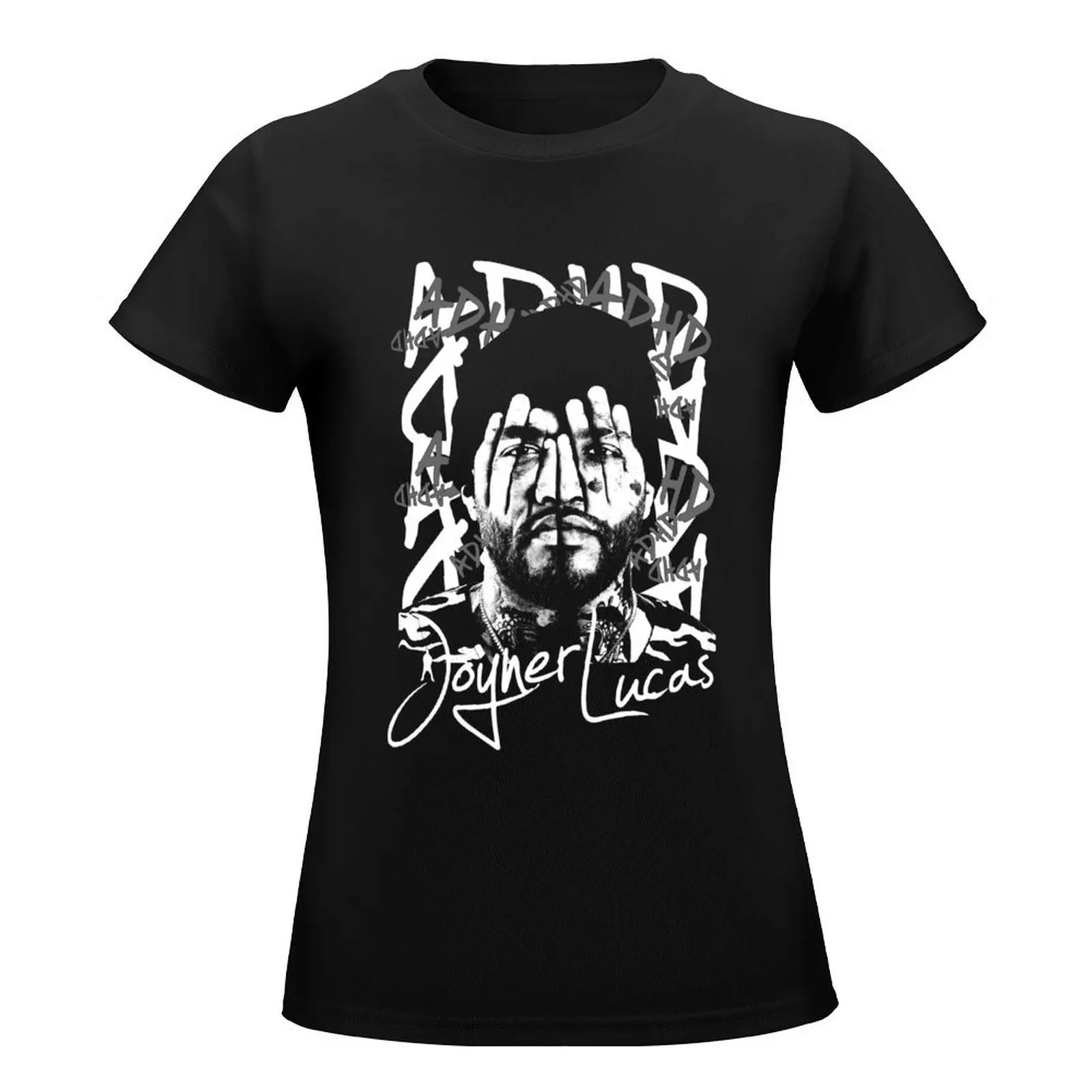 Joyner Lucas Hip Hop Rapper ADHD Joyner Lucas T-Shirt female cute clothes hippie clothes woman t shirt