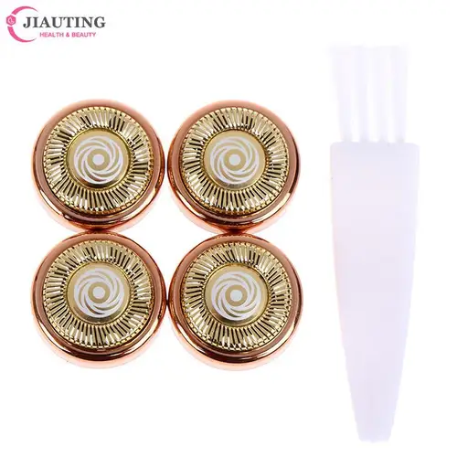 Imagen 2 del producto Juego de cabezales de repuesto para depilación Facial, cuchilla de depilación para depiladora indolora para mujer, 1/4 Uds.