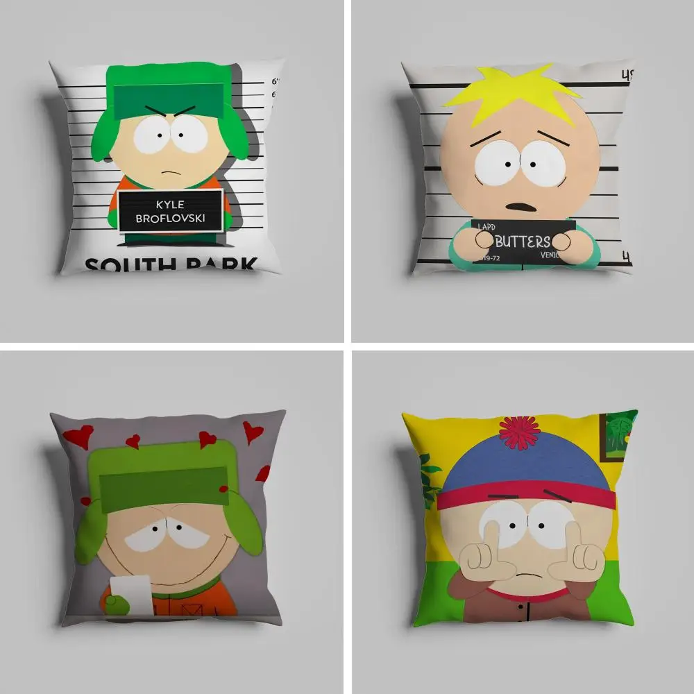 

A-South Parks Cute Cartoon Pillow Case luxurious home office, sofa decorative Multi sized car seat cushions, pillowcases