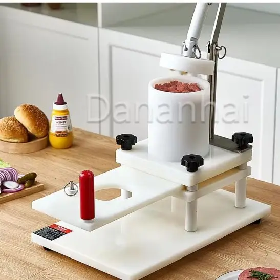 Manual Hamburger Patty Forming Machine 11cm/13cm Circular Patty Maker for Household And Commercial Use