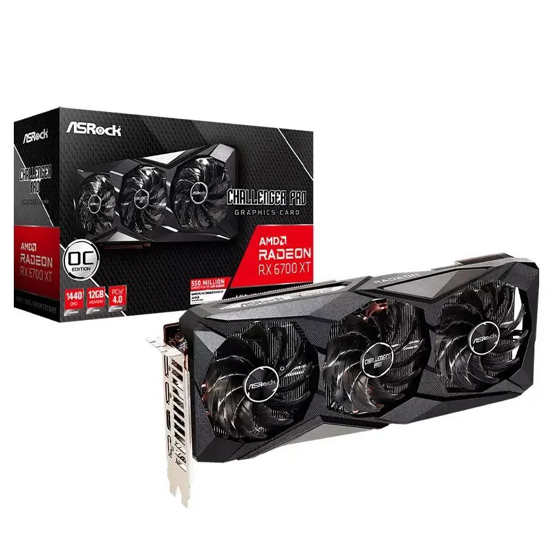 DCE High quality rx 6700 xt gaming graphics card Dual Radeon Rx 6700 Xt 8gb Gddr6 2x gpu vga card