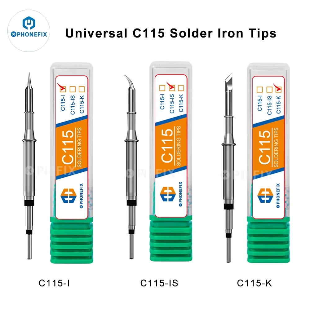OEM JBC C115 Soldering Tip for JBC I2C Sugon Aixun Aifen T115 Welding Station NT115-A Solder Iron Tips Replace