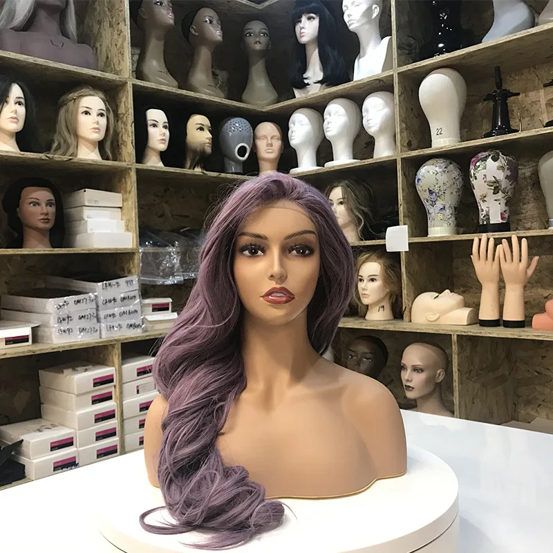 

European and American Style Realistic Female Mannequin Dummy Head with Shoulders for Wig and Hat Showcase