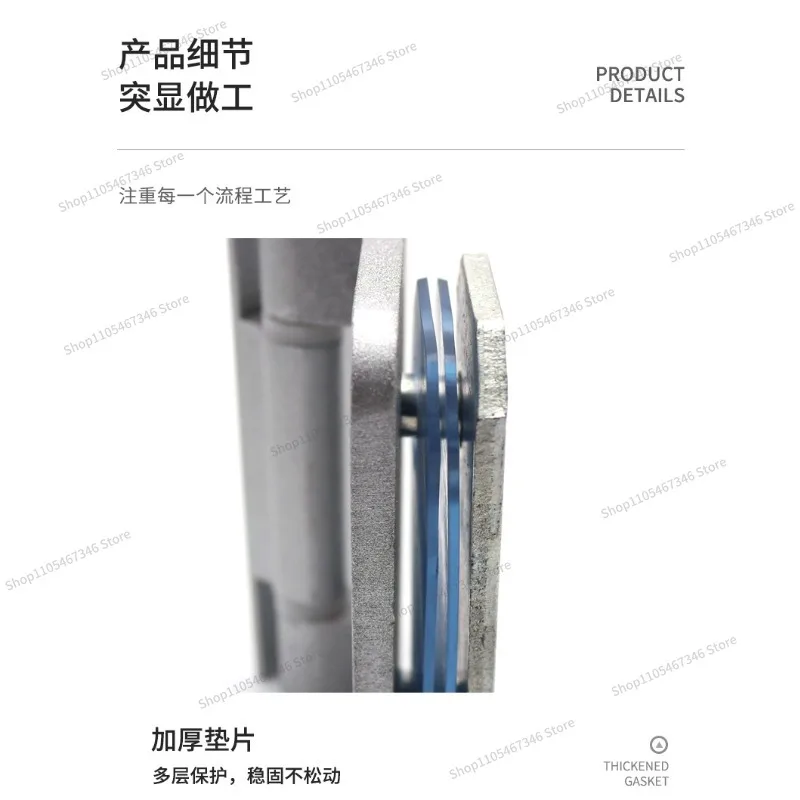 For Shower Room Glass Door Clamp Casement Folding Movable Glass Hinge Office High Partition Hinge Sandblasted Glass Clamp 6