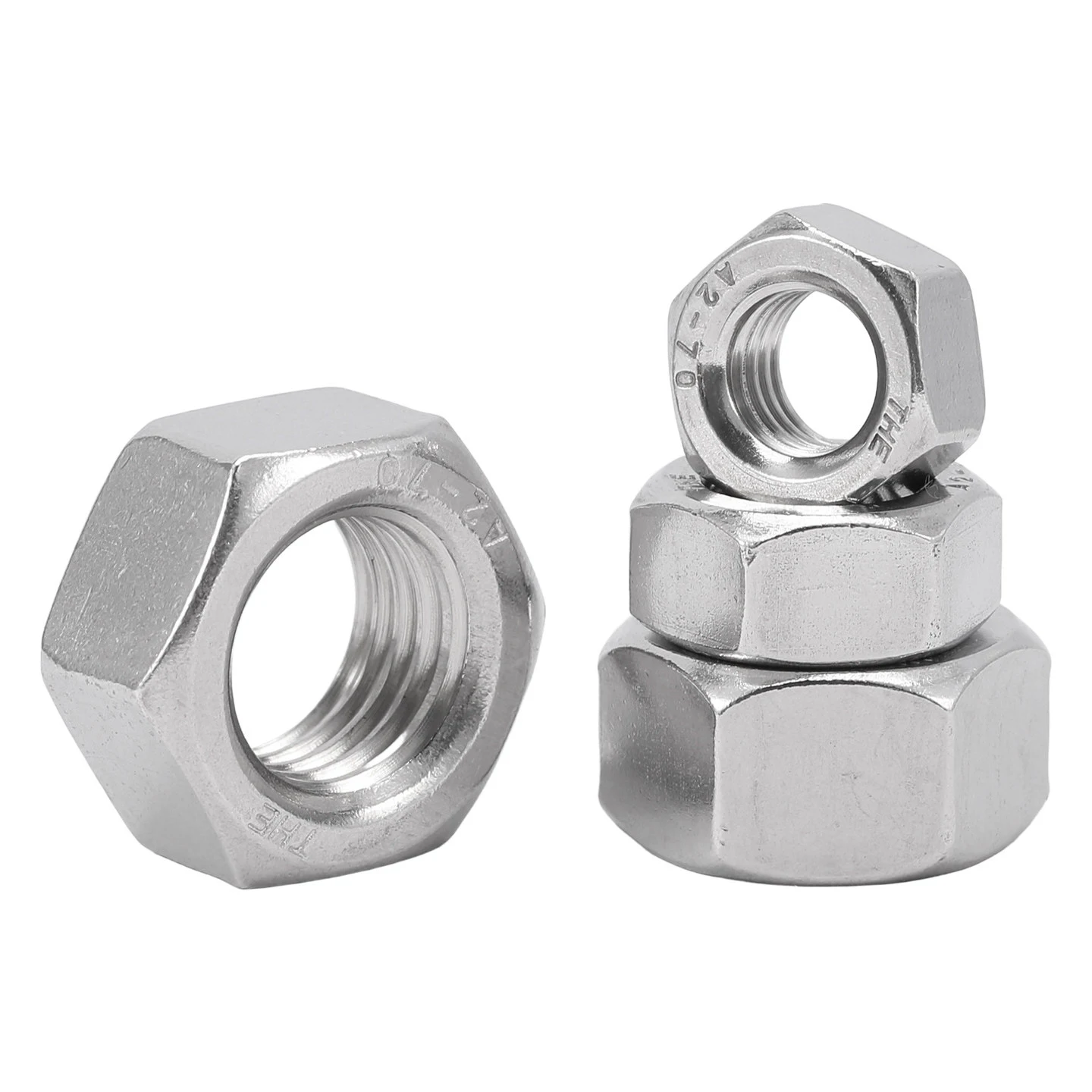 316 304 201 Stainless Steel  Hexagon Hex Nut M1 2 3 4 5 6 8 10 12 14 16 18 20 22 24 27 30 36 DIN934 Metric