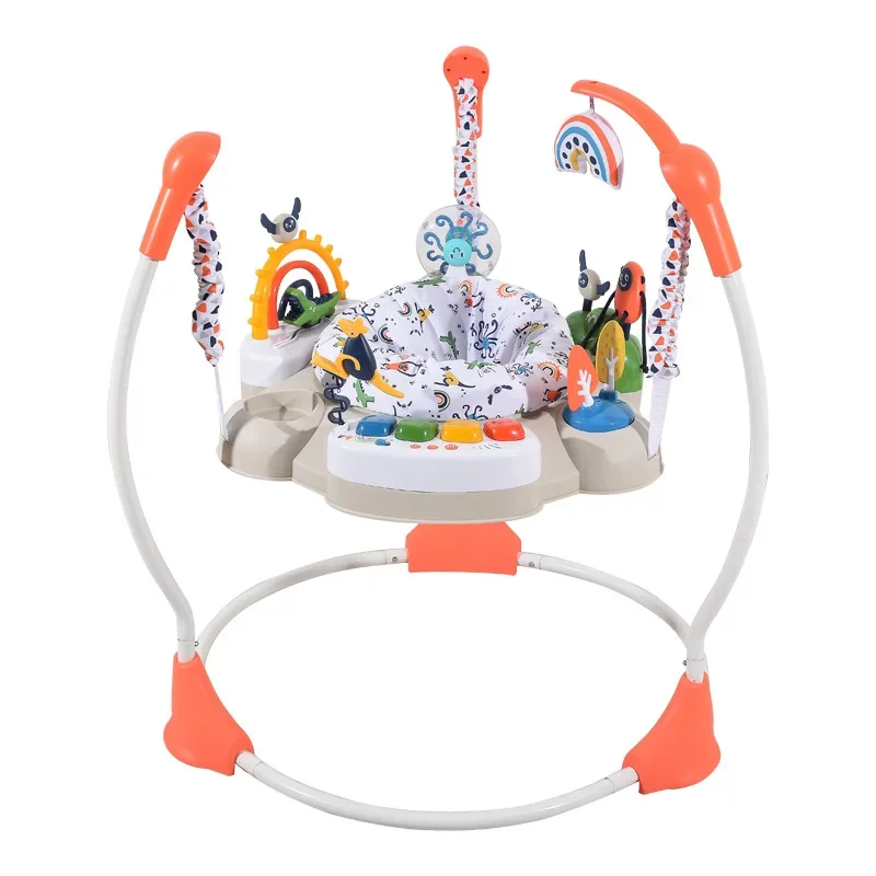 Indoor Baby Jumping Swing Chair Newborn Toddler Walker Cradle Standing Activity Playground Infant Cartoon Rocking Toys Chair