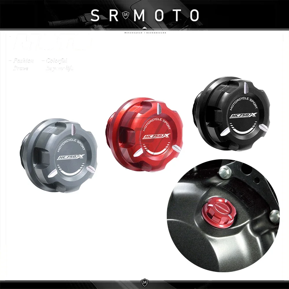 

Motorcycle Engine Oil Cap Bolt Screw Filler Cover Case for Honda NC750X From 2014