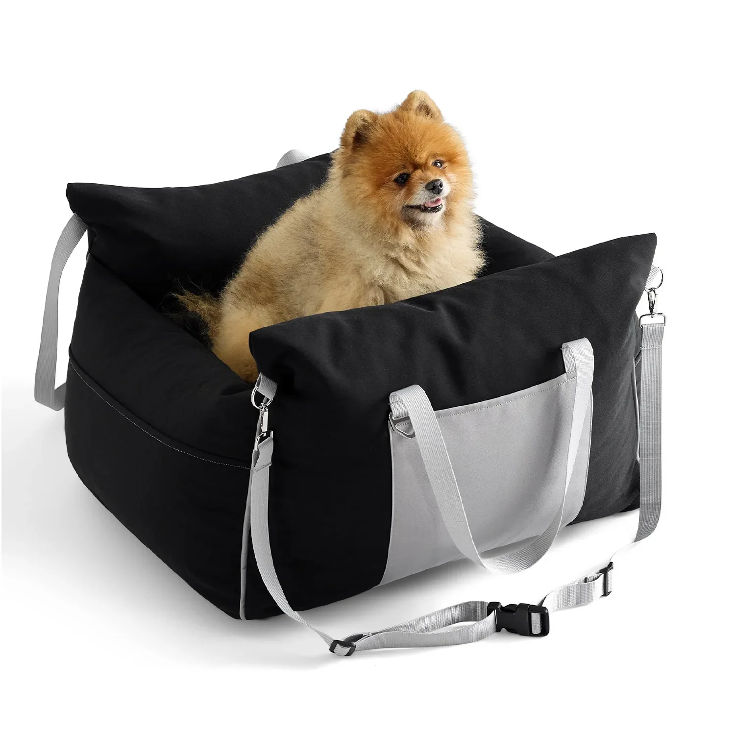 Car Dog Kennel Small Dog Car Waterproof Dog Heightened Safety Seat Pet Car Bag Portable Kennel