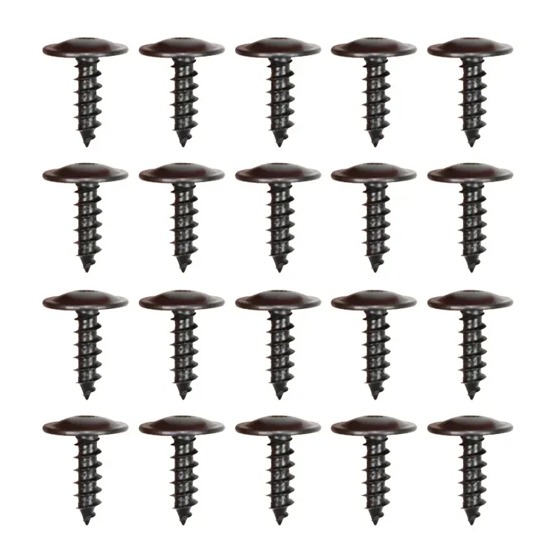 100Pcs Car Engine Cover Chassis Anti-splash Wheel Arch Fastener Screws N90974701 Apply To A1, A3, A4L, Q3, Q5, Q7