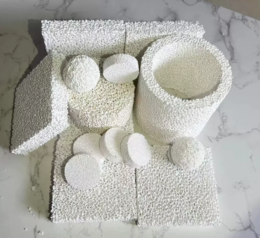Alumina Ceramic Filter Aperture Porous Foam Ceramic Filter