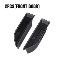 Car Door Handle Storage Box Tray For Peugeot 3008 3008GT 2016 2017 2018 Pallet Armrest Container Box Cover Interior Accessories