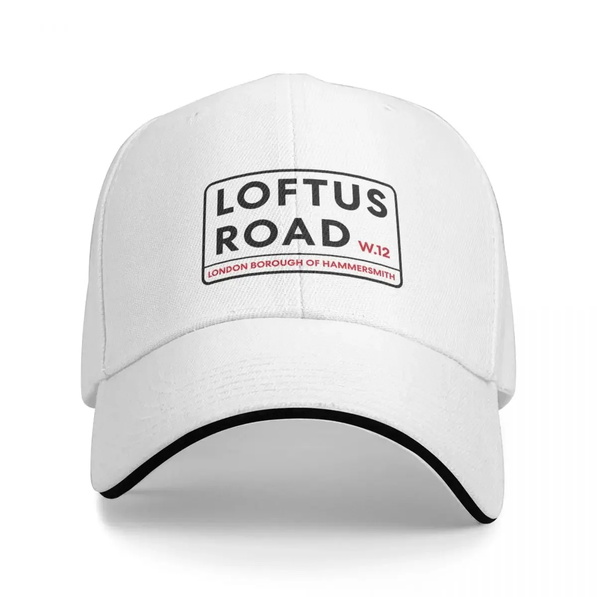 Loftus Road W12 Queens Park Rangers Road Sign Baseball Cap Snapback Cap Anime Golf Wear beach hat Male Women's