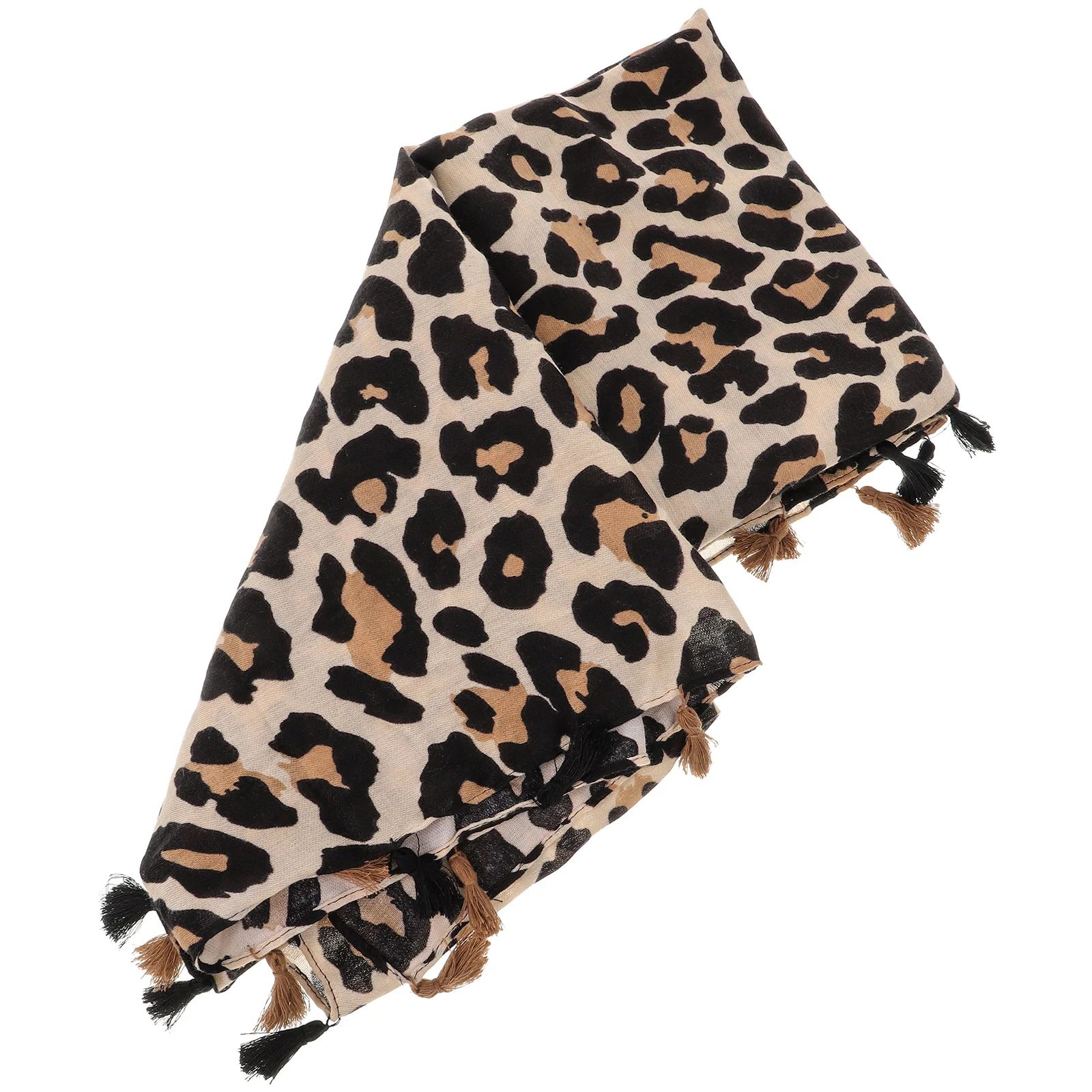 

Women Long Style Scarf Dual Cotton Shawl Gift Leopard Scarf Beige women scarf women cotton scarf women leopard scarf