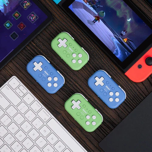 Imagen 2 del producto 8Bitdo Micro Bluetooth Gamepad Mini controlador de juego de bolsillo para Switch, Android y Raspberry Pi, admite modo de teclado