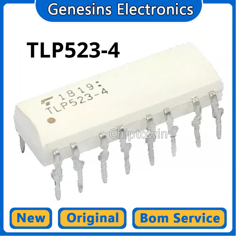 5/50/500 pcs TLP523 TLP523-4 DIP-16 Optocoupler, Optocoupler, Darlington Transistor Output WN7