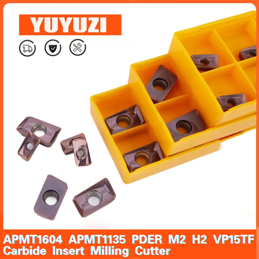 

APMT1604 APMT1135 PDER M2 H2 VP15TF Carbide Insert Milling Cutter APMT 1135 APMT 1604 End Milling Cutter CNC Milling Cutter