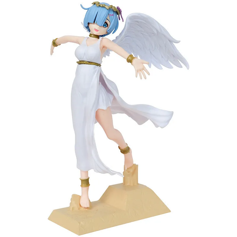 20CM Anime Figure Re:Life In A Different World From Zero Super Ghost Angel Rem Model Toy PVC Collection Desktop Ornaments