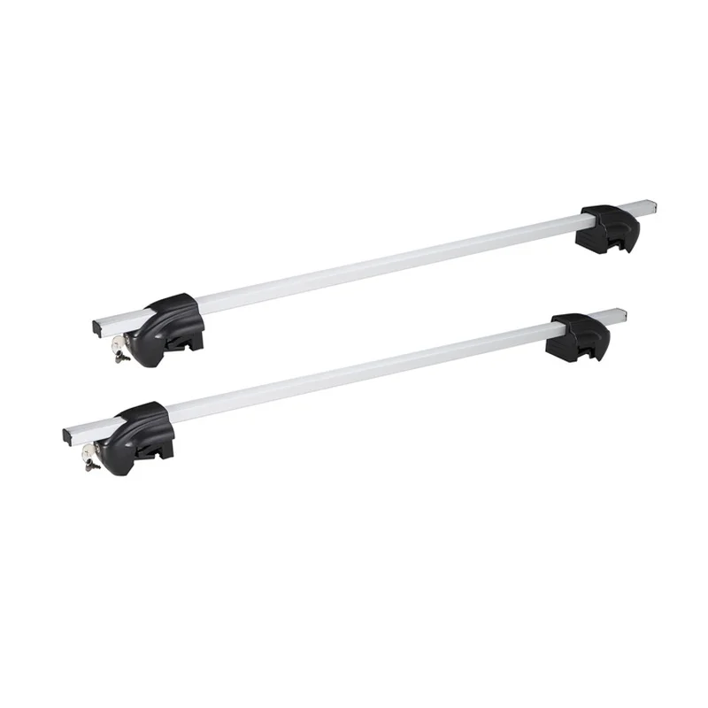Universal Hot Sale Black Steel Roof Cross Bars Mount On Side Rails Fit 4X4 SUV