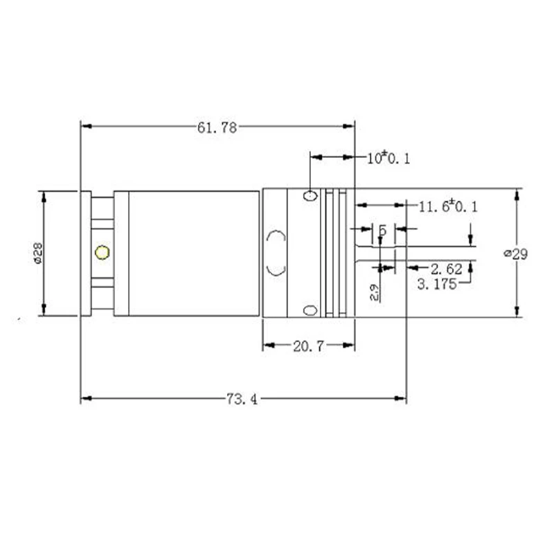 2862-1500KV (2-6S) RC Boat Water Cooling Wind Cooling Brushless Motor Outrunner For RC Boat