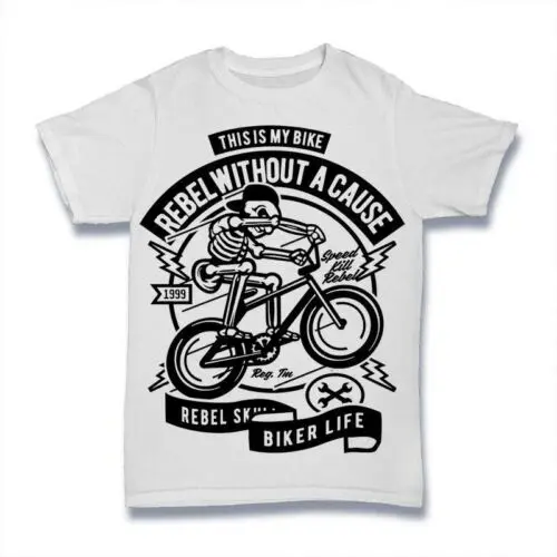 Rebel Without A Cause T-Shirt. 100% Cotton Premium Tee NEW