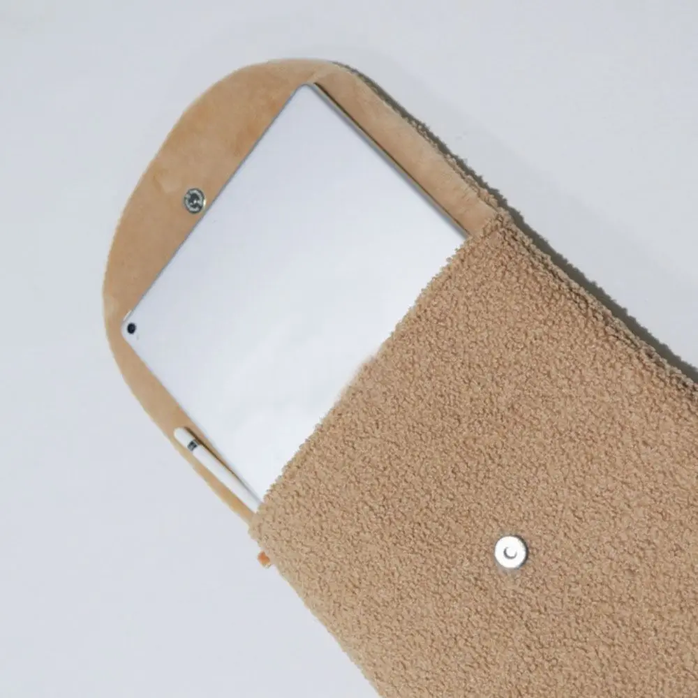 حقيبة كمبيوتر جديدة من القطيفة على شكل حيوانات كرتونية محمولة ذات سعة كبيرة حقيبة تخزين iPad حقيبة تخزين للكمبيوتر اللوحي اللطيفة #4