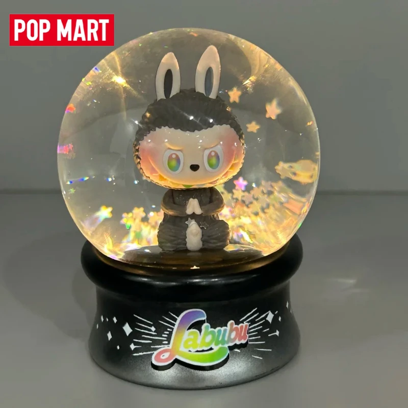 

Original Genuin Pop Mart The Monsters High-Energy Blind Box Toy Labubu Gift Crystal Ball Trendy Collectible Figurines For Kids