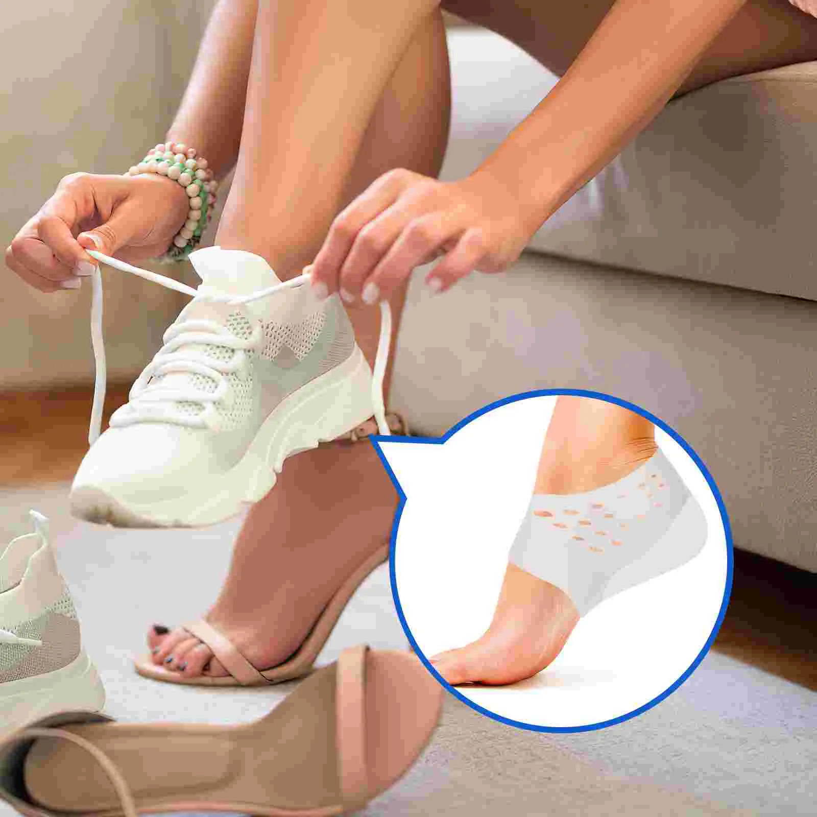 Practical Insoles for Feet Orthopedic Heels Foot Pad Pads Silicone Lifters 실리콘 Height Increase Lifts Cushion Shoe Shoes