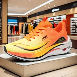 Carbon Plate Marathon Shoes Men Casual Sneakers AirCushion Sports Running Shoes Lightweight Comfortable Athletic Gym Sneakers