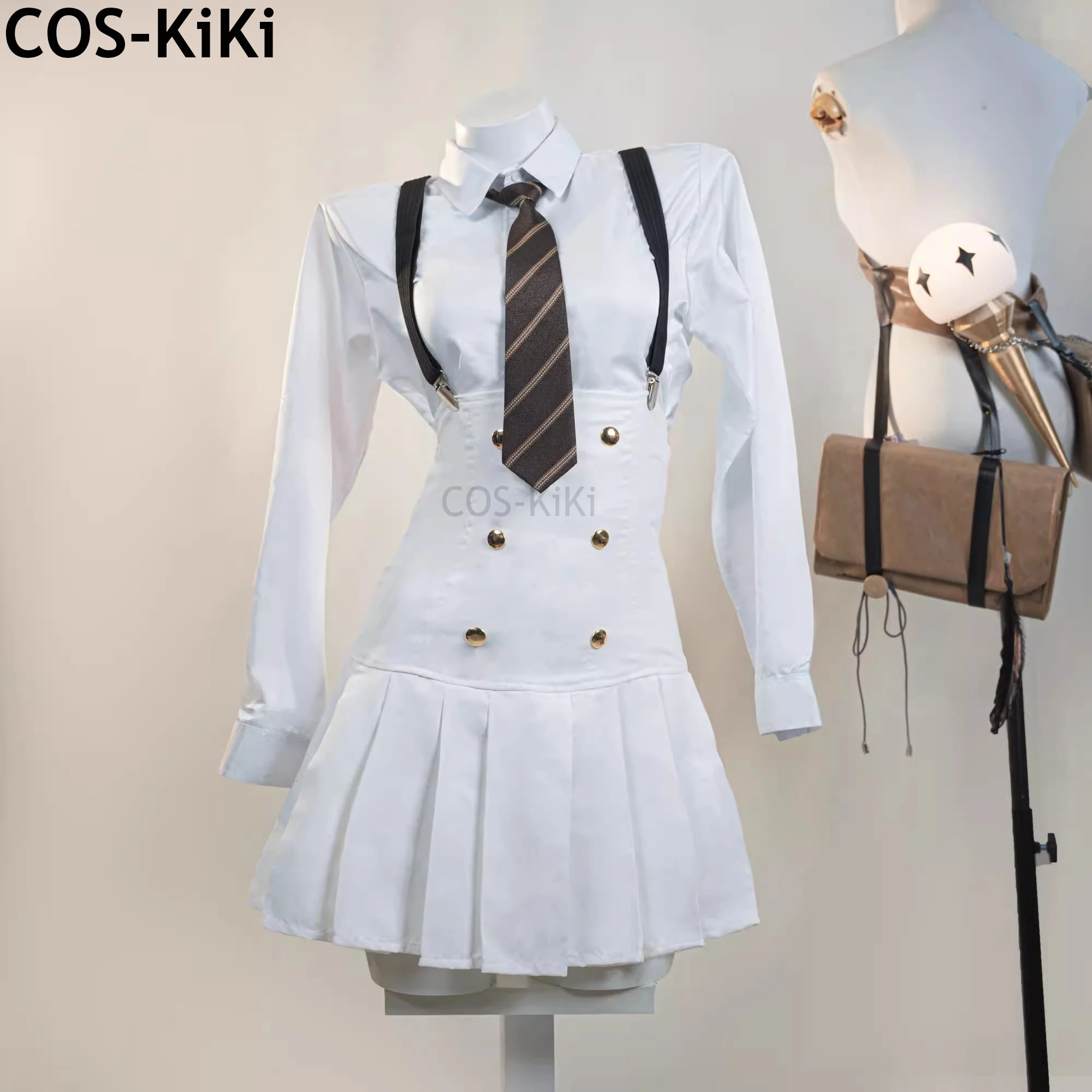 COS-KiKi Arknights Reed The Flame Shadow Biology New Skin Game Suit Uniform Cosplay Costume Halloween Party Outfit Women