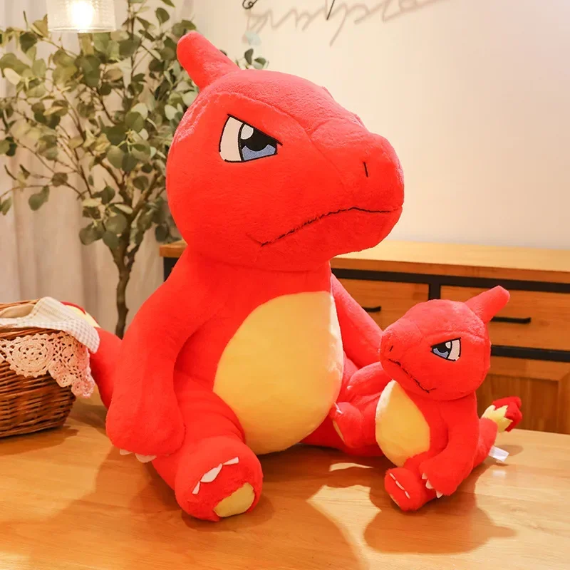 Pokemon Charmeleon Charmander Plush Toys Anime Huge Plushie Doll 40-80cm Kawaii Holster Christmas Birthday Gift for Children