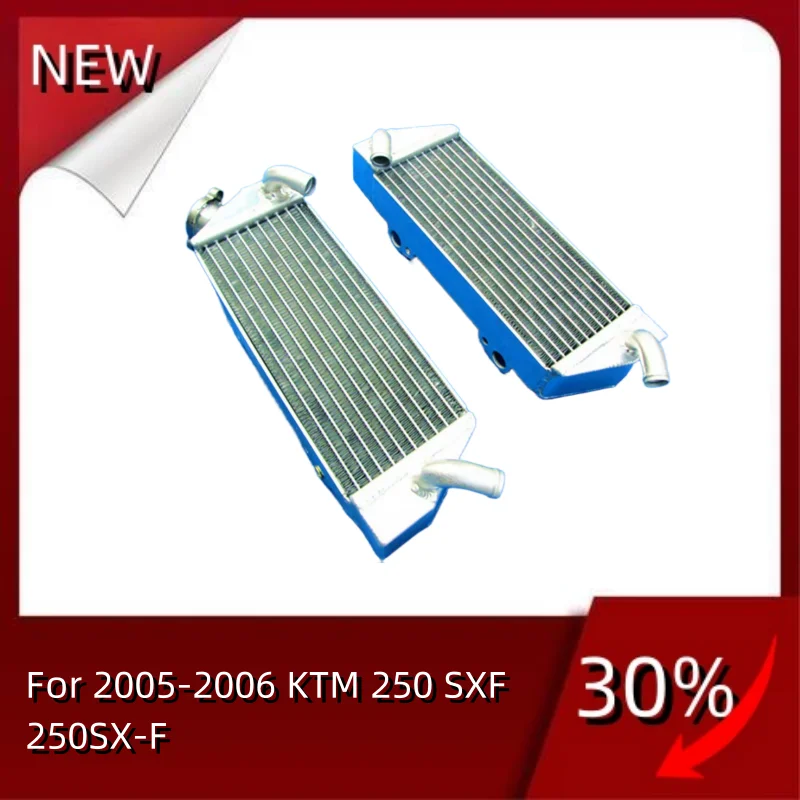 

For KTM 250 SXF 250SX-F 2005-2006 Aluminum Radiator Cooler Cooling Coolant 2005 2006