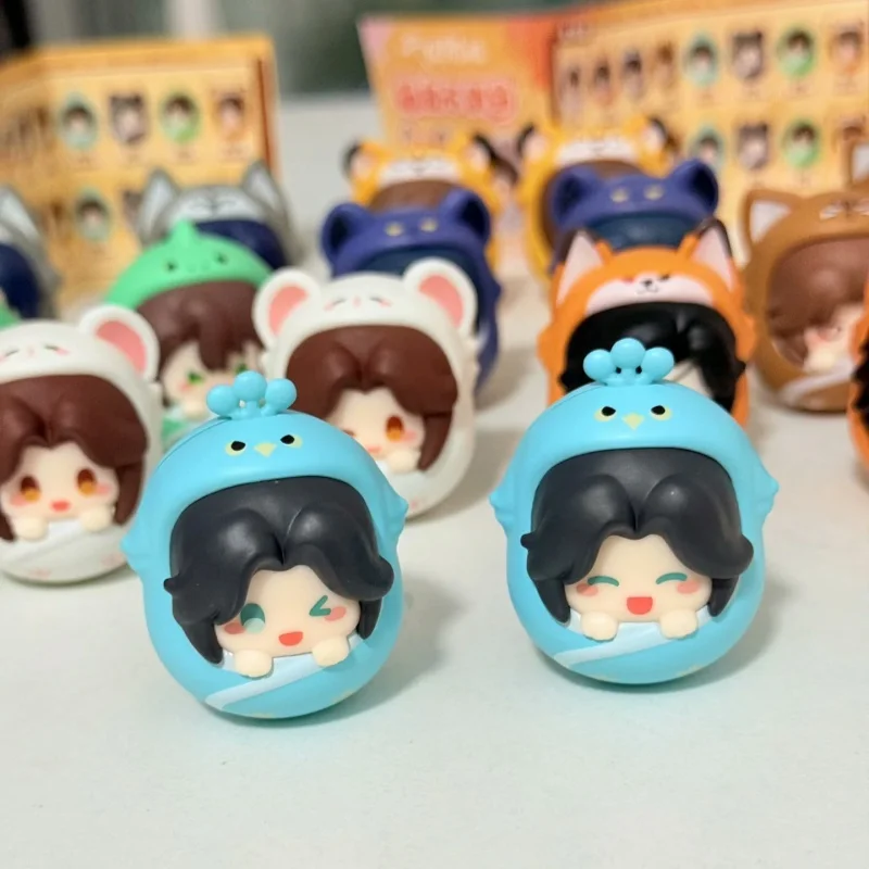 Anime Peripheral Tian Guan Ci Fu Xie Lian Hua Cheng Cute Pet Tumbler Series Blind Bag Kawaii Decor Mysterious Surprise Gift Toys