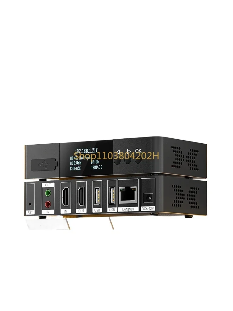 

[ENC1-V3] HDMI Encoder NDI Decoder 4K 1080P SRT RTMP H265 Live Broadcast