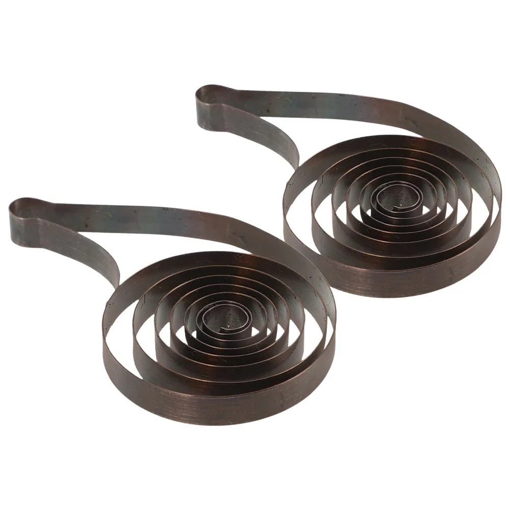 

2Pcs Mechanical Alarm Clock Replacement Parts Metal Springs Clockwork Mechanism DIY Repair Clock Parts for Vintage Clocks