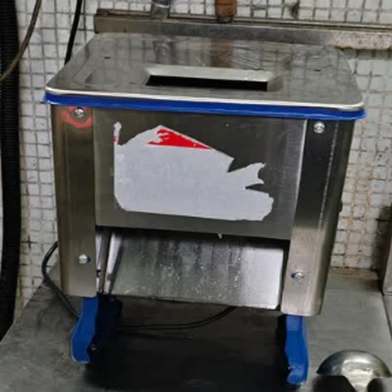 Meat Cutting Machine Commercial Household Electric Fish Beef Pork Meat Cutter Desktop Meat Slicer Dicing Machine 850W